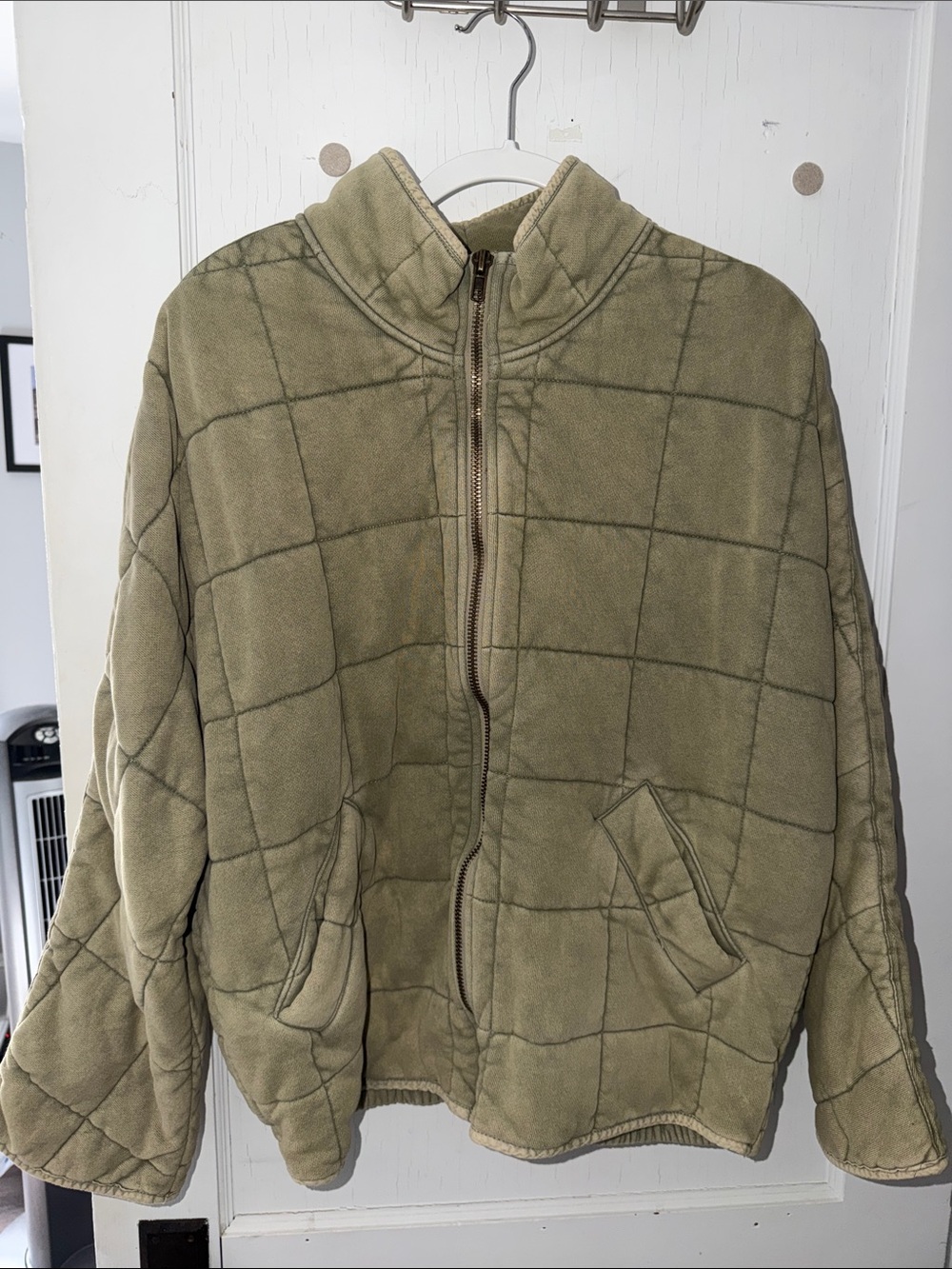 Free People Dolman Quilted Knit Jacket